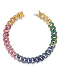 SHAY Mittelgroßes 18kt Rainbow Goldarmband Gold