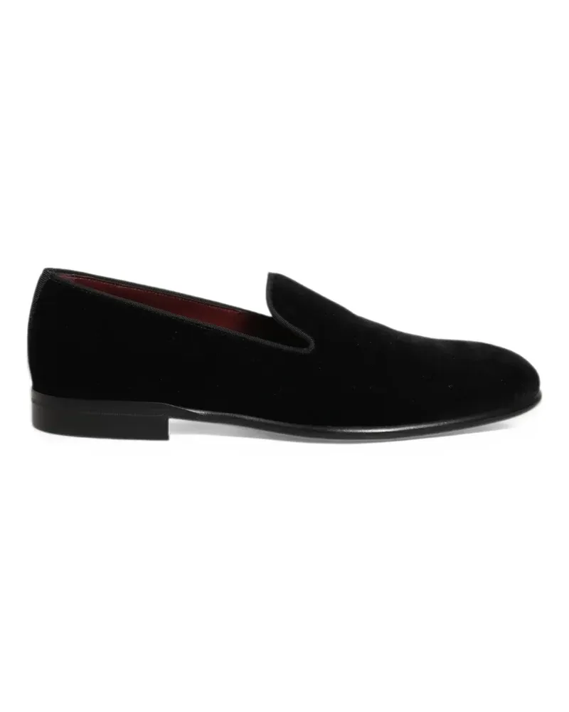 Dolce & Gabbana Loafer aus Samt - Schwarz Schwarz