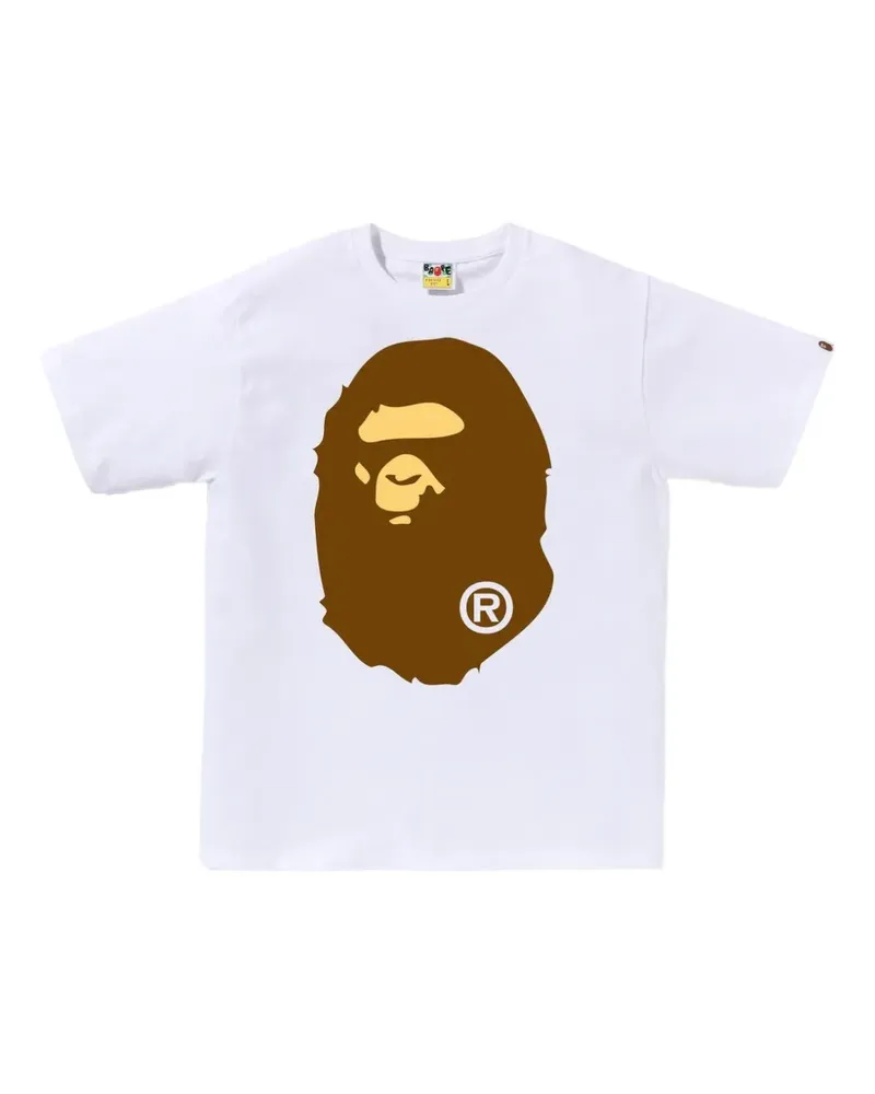 BAPE Ape Head graphic T-shirt - Weiß Weiß