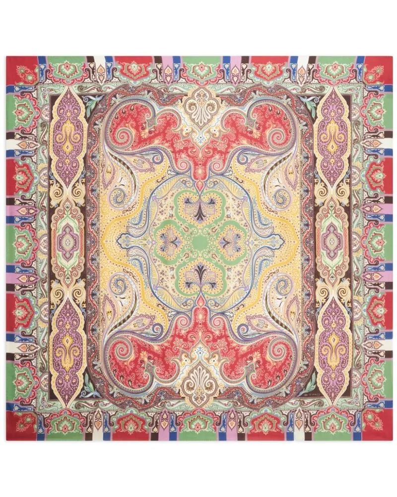 Etro Schal mit Kaschmiranteil - Braun Braun