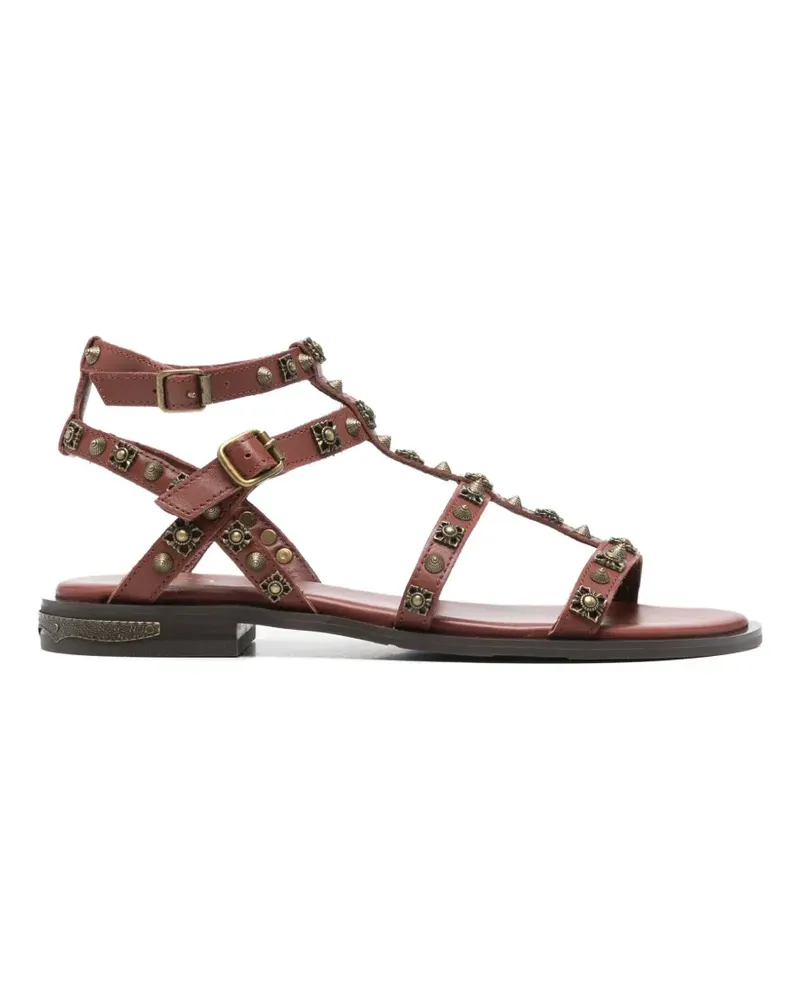 ash Pacha stud-embellished gladiator sandals - Braun Braun