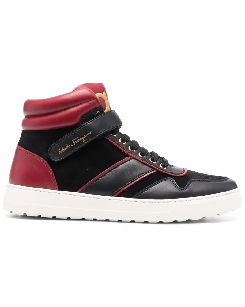 Ferragamo Gancini High-Top-Sneakers - Rot Rot