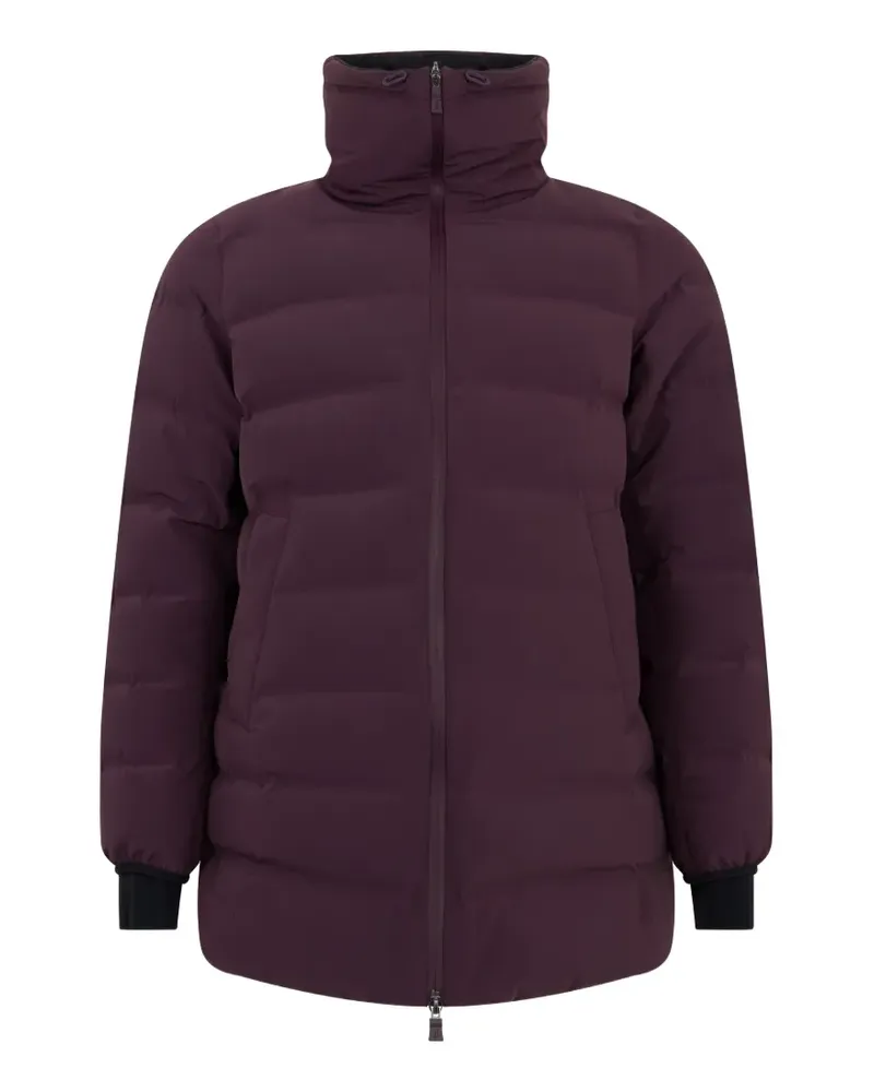 Herno padded channel-stitched jacket - Rot Rot