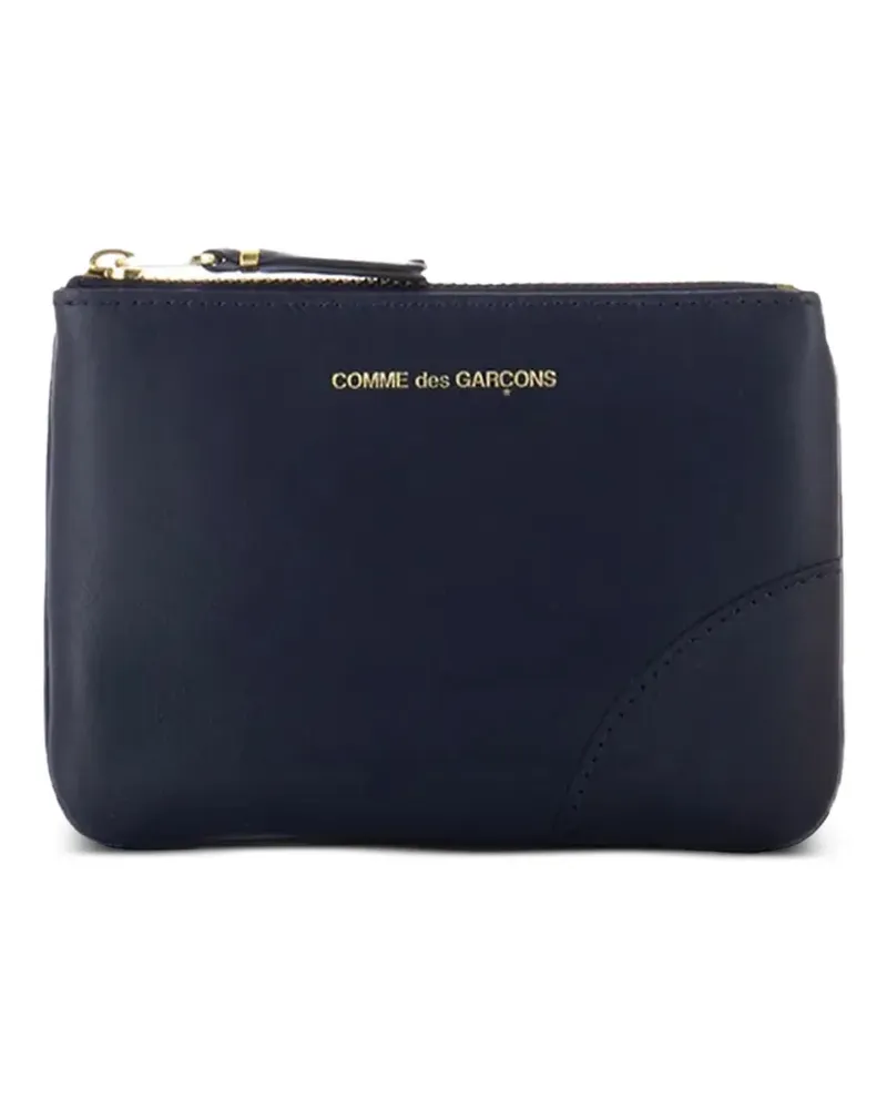 Comme des Garçons Portemonnaie mit Logo-Print - Blau Blau