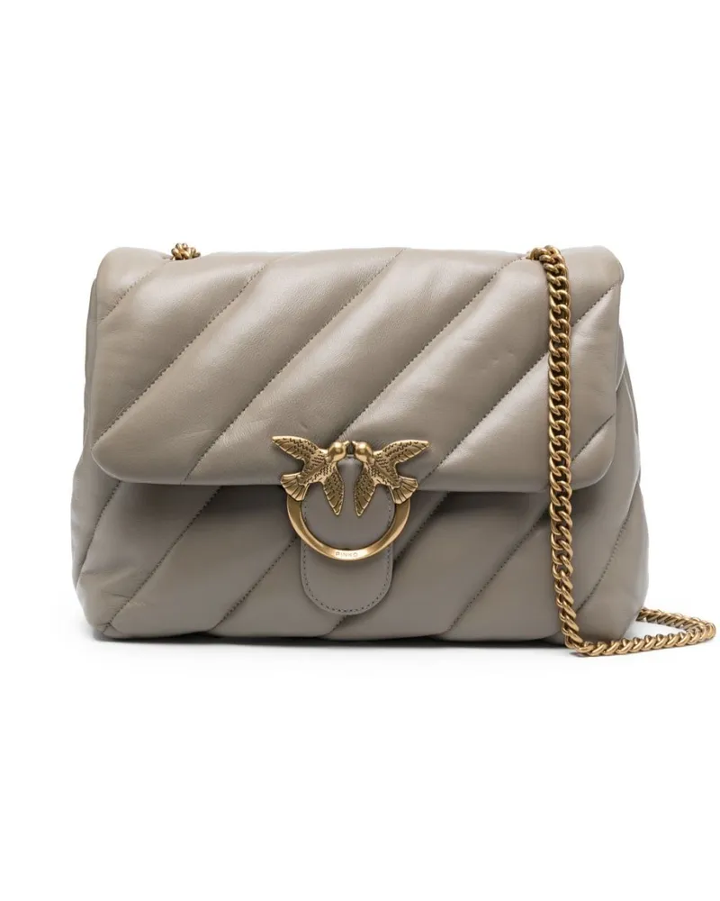 Pinko Love Big Puff Schultertasche - Nude Nude