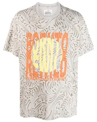 Vivienne Westwood T-Shirt mit grafischem Print Grau