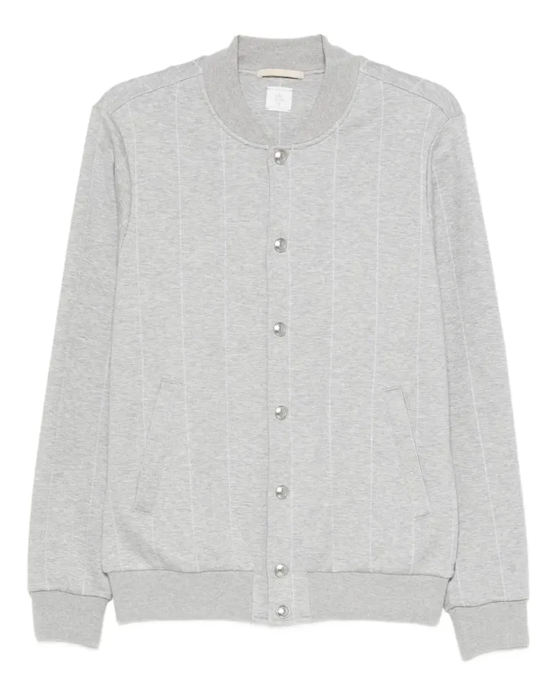 Eleventy Bomberjacke mit Nadelstreifen - Grau Grau