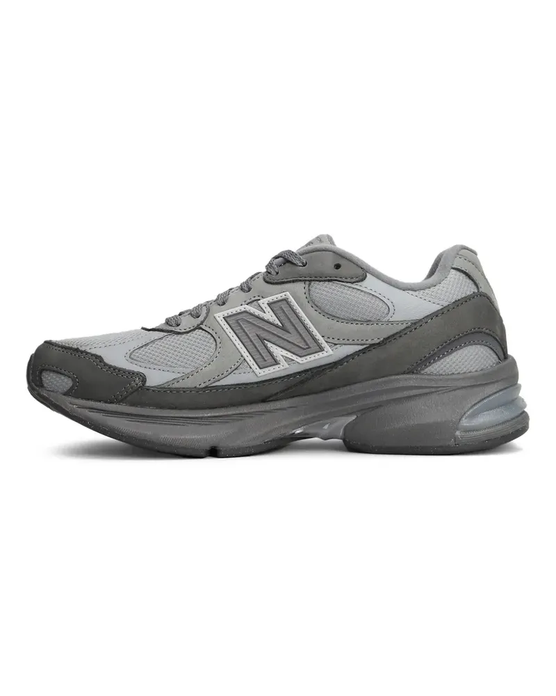 New Balance x Comme Des Garçons Homme panelled logo-patch sneakers - Grau Grau