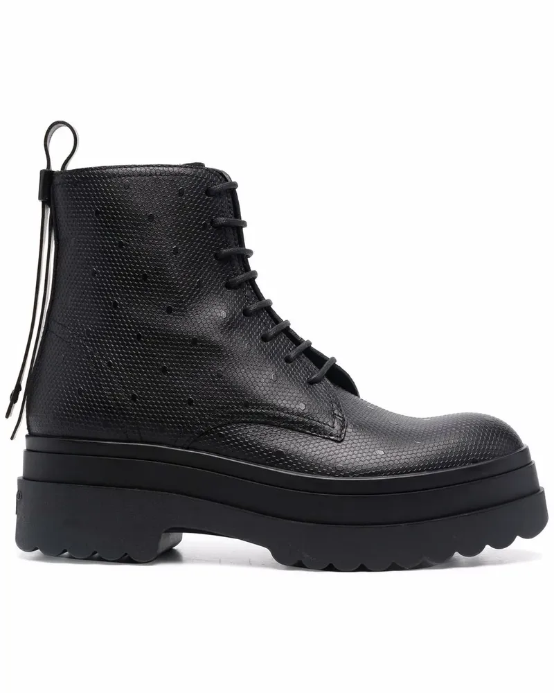RED Valentino Stiefel mit dicker Sohle - Schwarz Schwarz