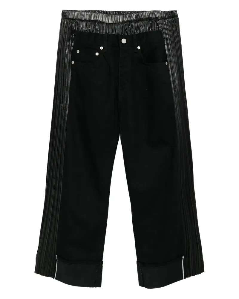 Junya Watanabe x Levis gathered jeans - Schwarz Schwarz