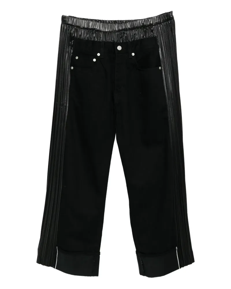 Junya Watanabe x Levis Jeans mit Raffungen - Schwarz Schwarz