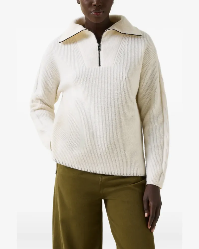 Bogner Larissa cable-knit sweater - Weiß Weiß