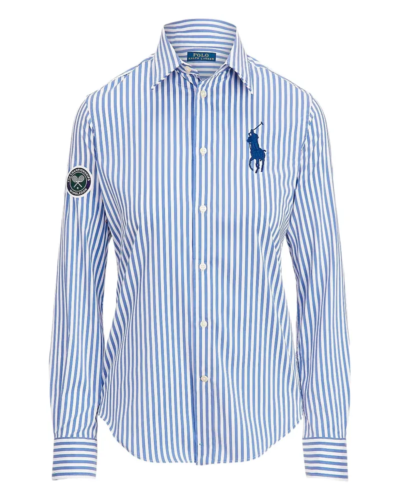 Ralph Lauren Gestreiftes Hemd - Blau Blau