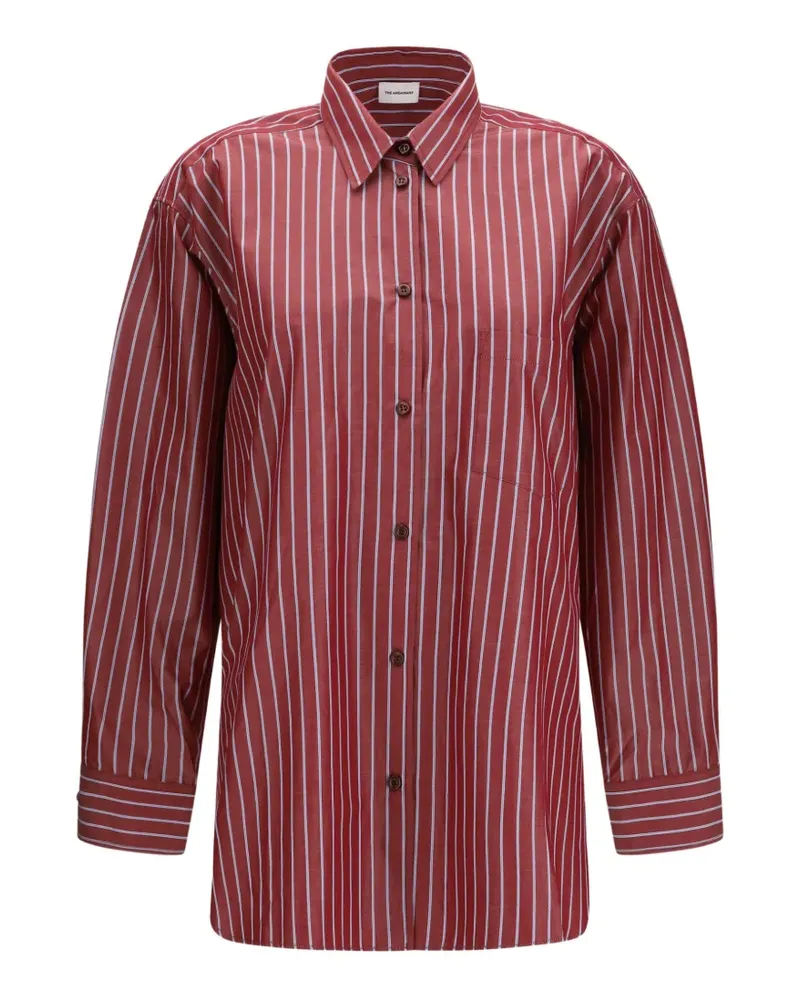 ANDAMANE Georgiana striped oversized shirt - Rot Rot