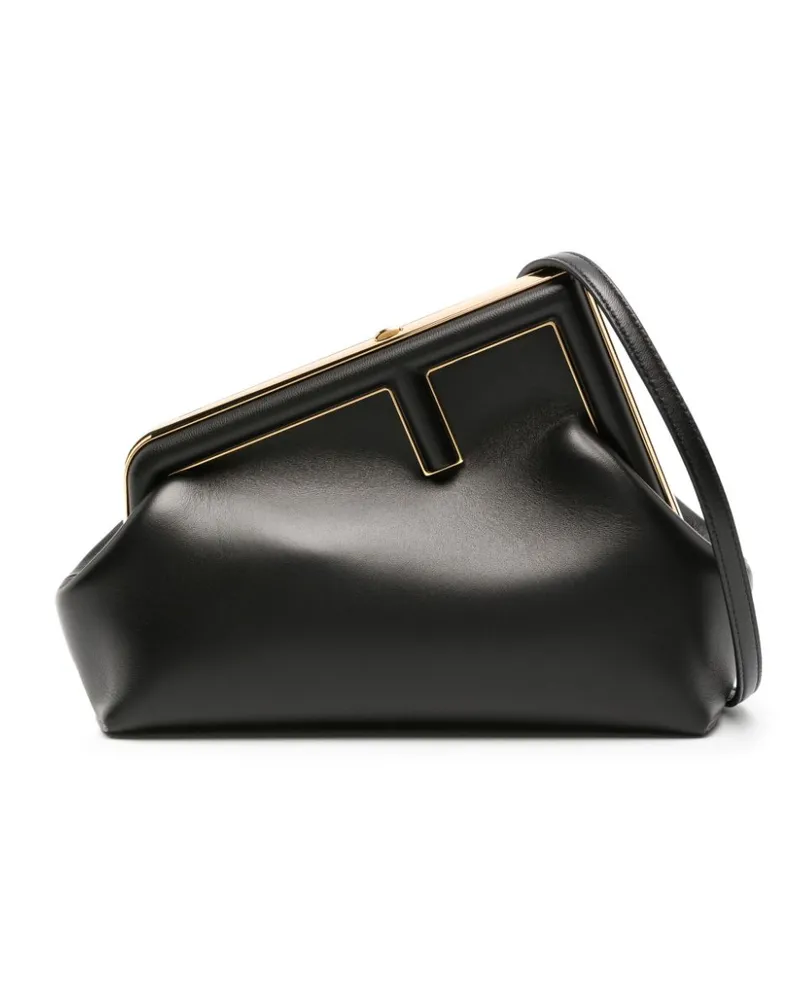 Fendi Kleine  First Clutch - Schwarz Schwarz