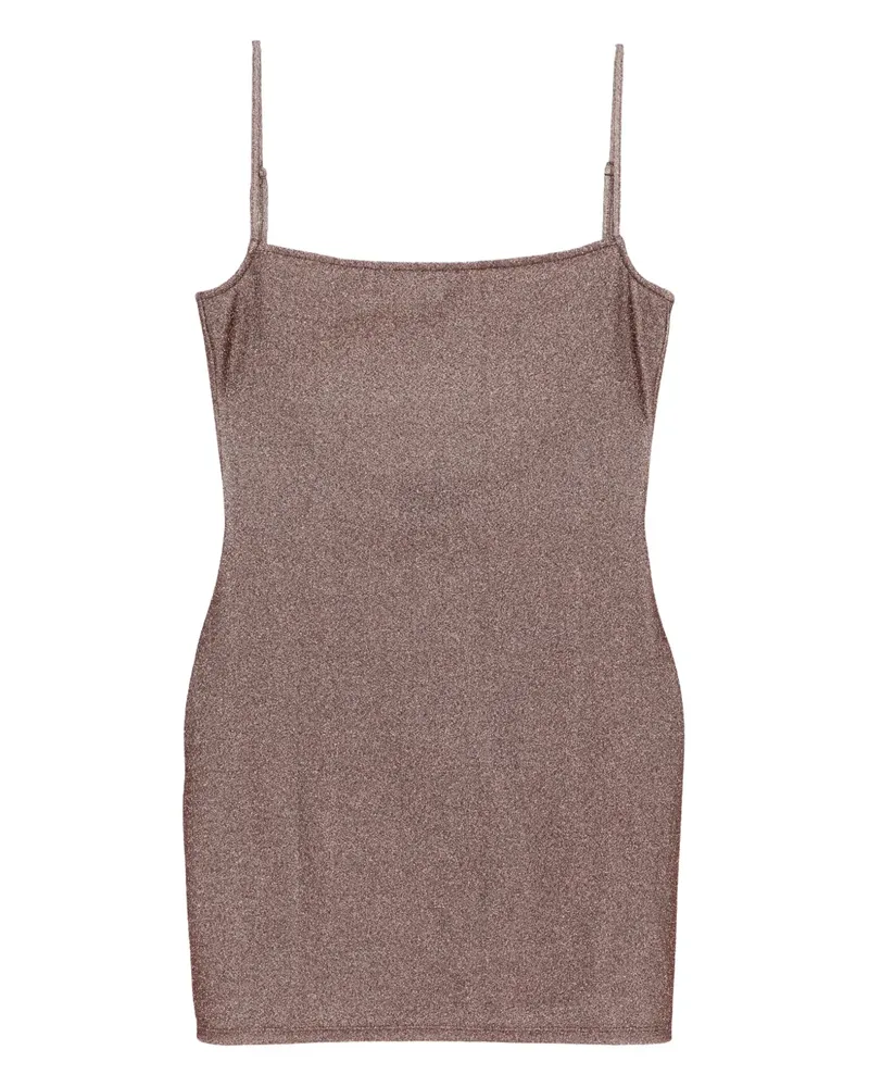 Reformation Gestricktes Kitty Kleid - Braun Braun