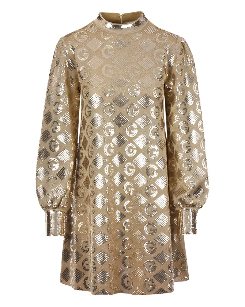 Gucci Jacquard-Kleid aus Lamé - Gold Gold