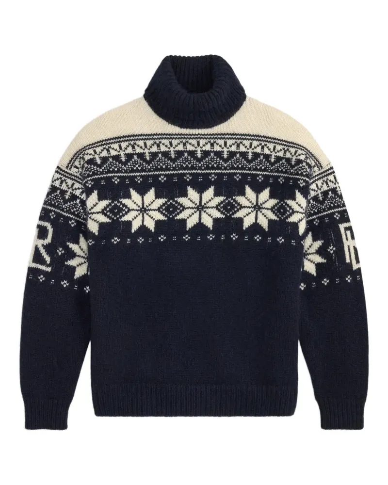 Ralph Lauren Rollkragenpullover aus Kaschmir - Blau Blau