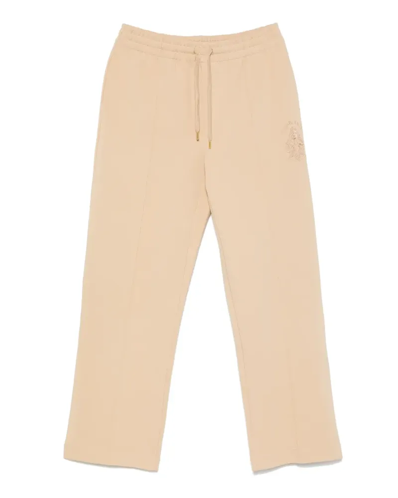 Casablanca Paris embroidered-logo drawstring track pants - Nude Nude