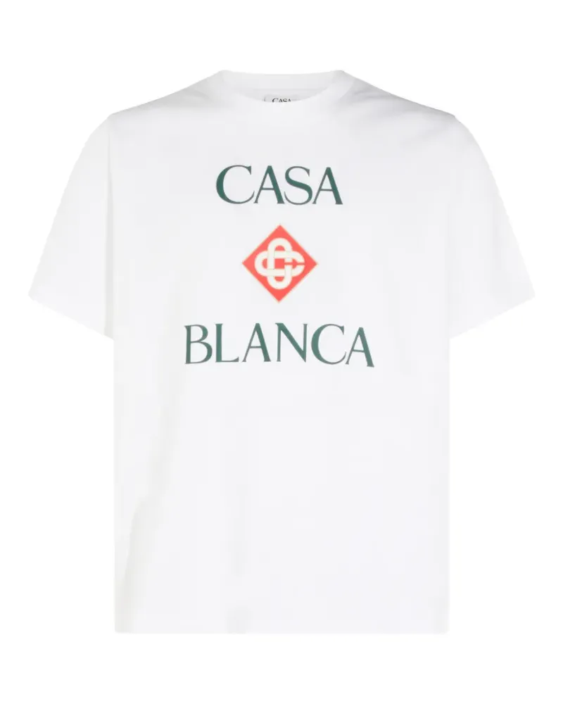 Casablanca Paris logo-print T-shirt - Weiß Weiß