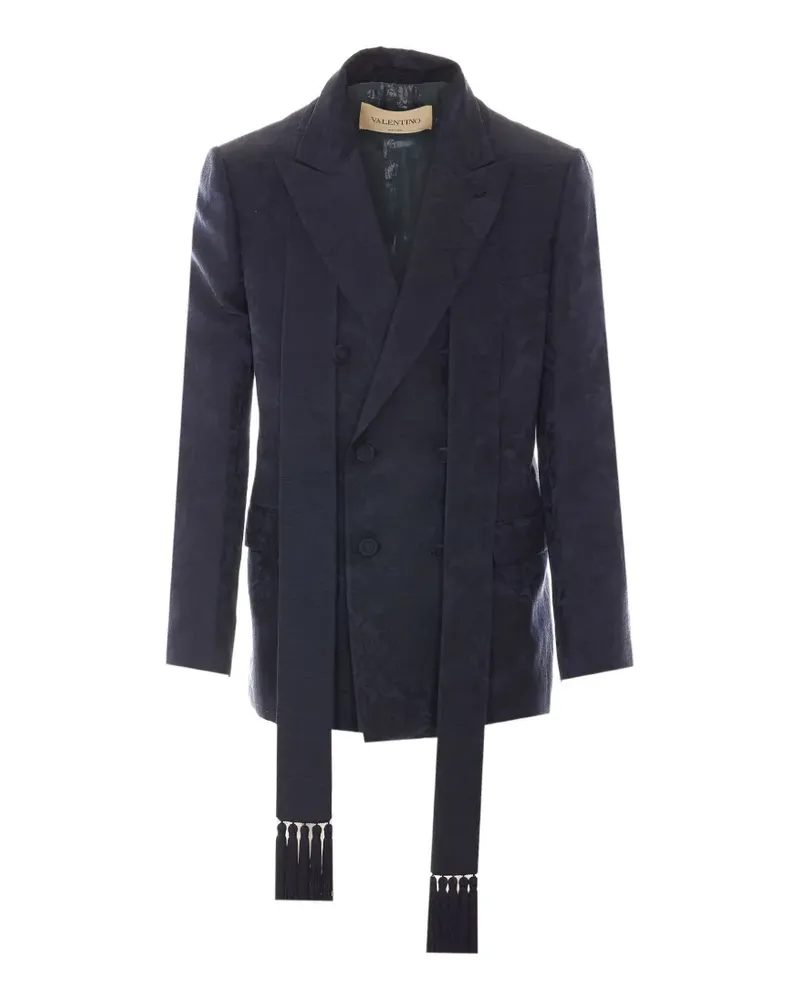 Valentino Garavani double-breasted blazer - Blau Blau