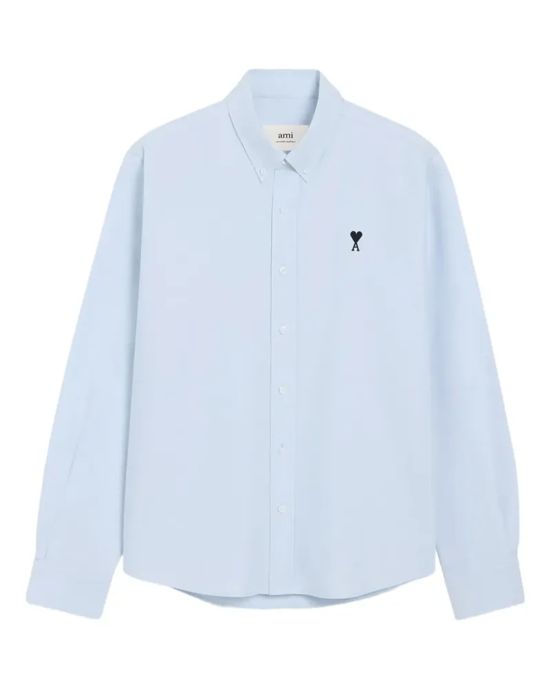 AMI Paris Ami de Coeur Hemd - Blau Blau