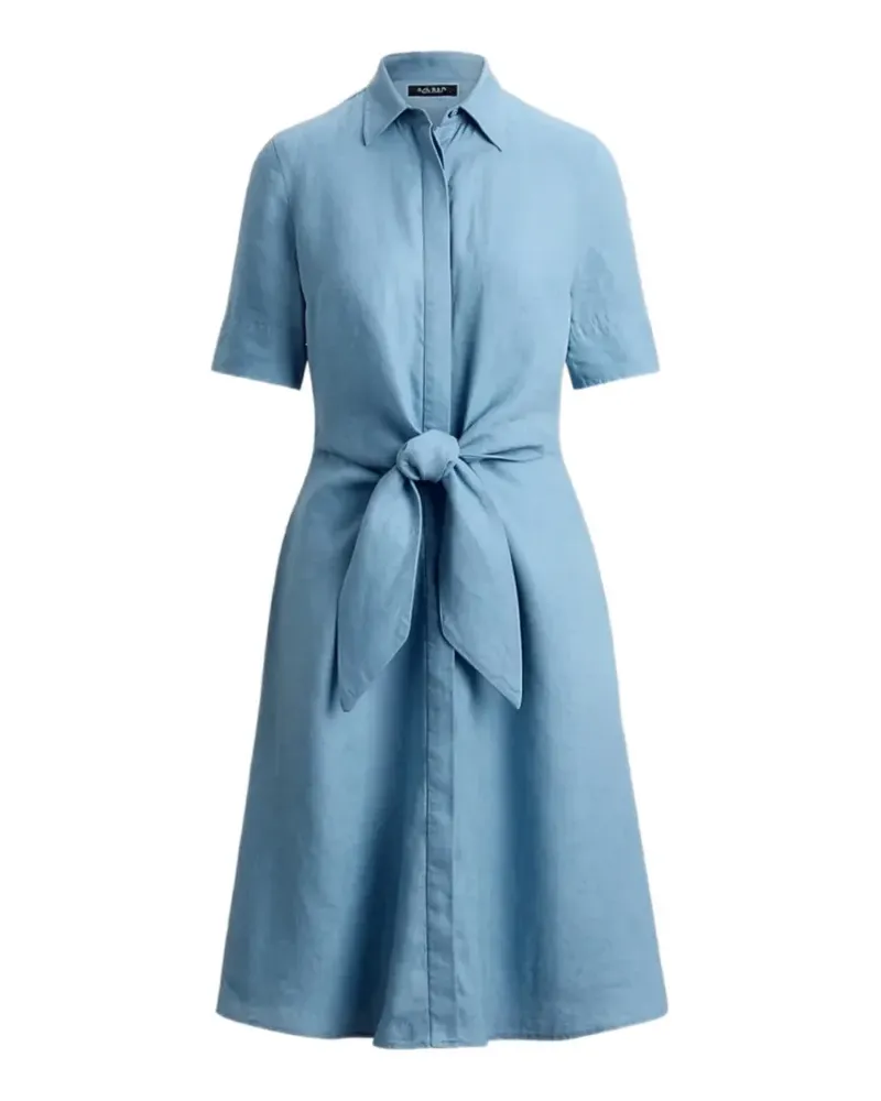Ralph Lauren tie-waist midi dress - Blau Blau