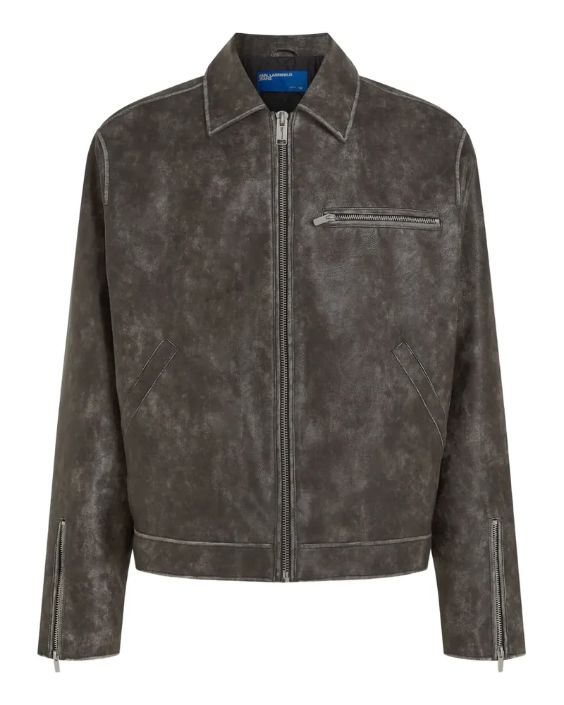 Karl Lagerfeld Ausgeblichene Jacke - Grau Grau