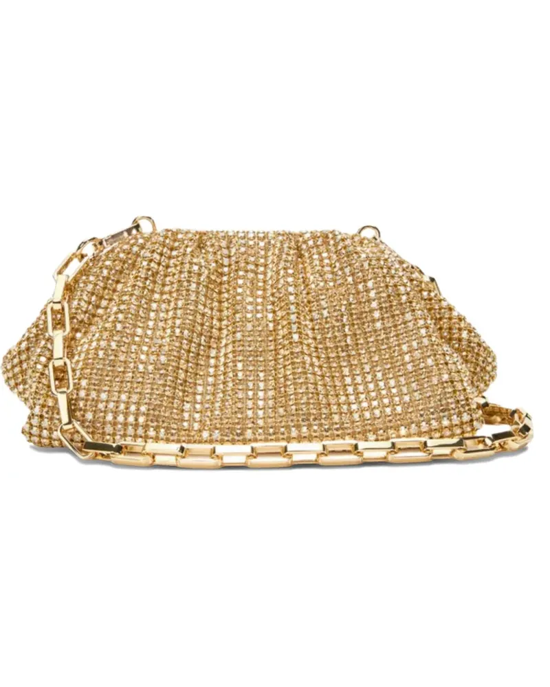 Self-Portrait Clutch aus Kettengeflecht - Gold Gold