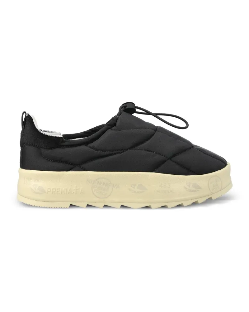 Premiata quilted sneakers - Schwarz Schwarz