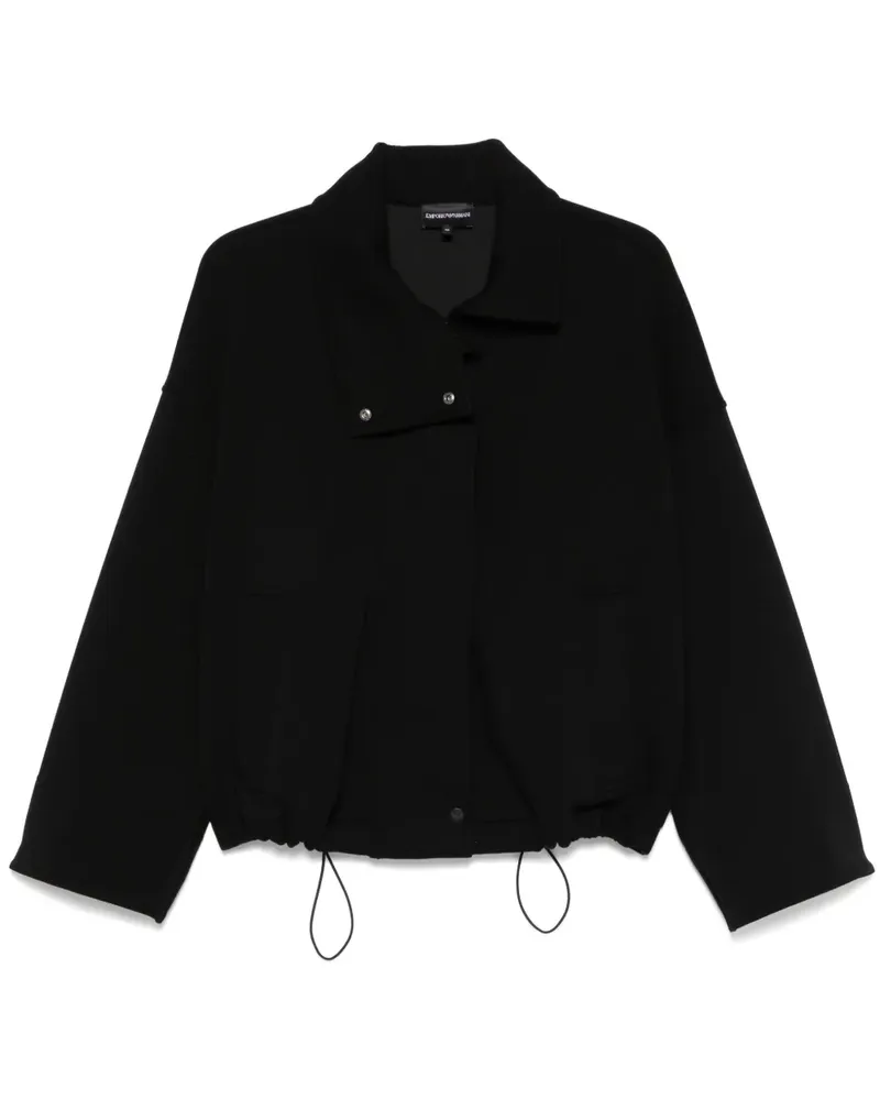 Emporio Armani Jacke mit Reißverschluss - Schwarz Schwarz