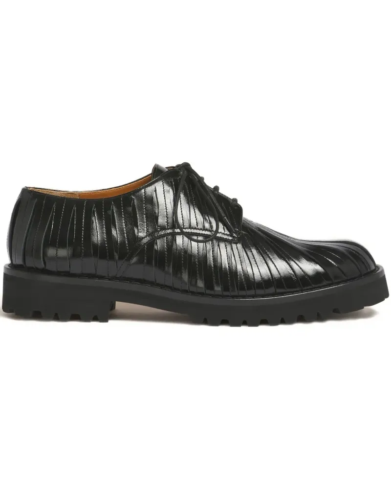 Marni Oxford-Schuhe mit Cut-Outs - Schwarz Schwarz