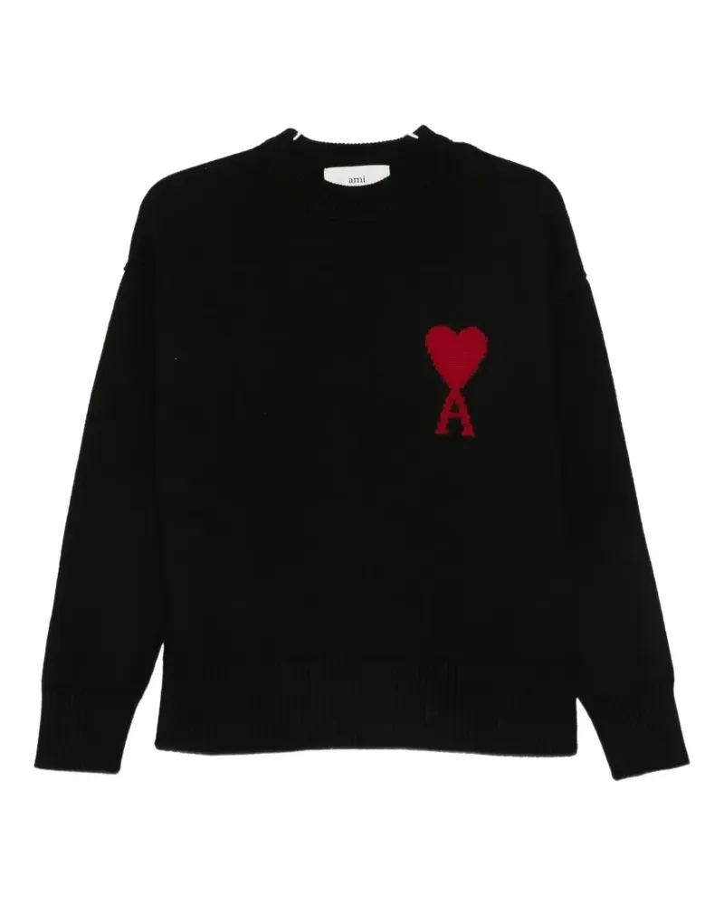 AMI Paris Ami de Coeur Pullover - Schwarz Schwarz