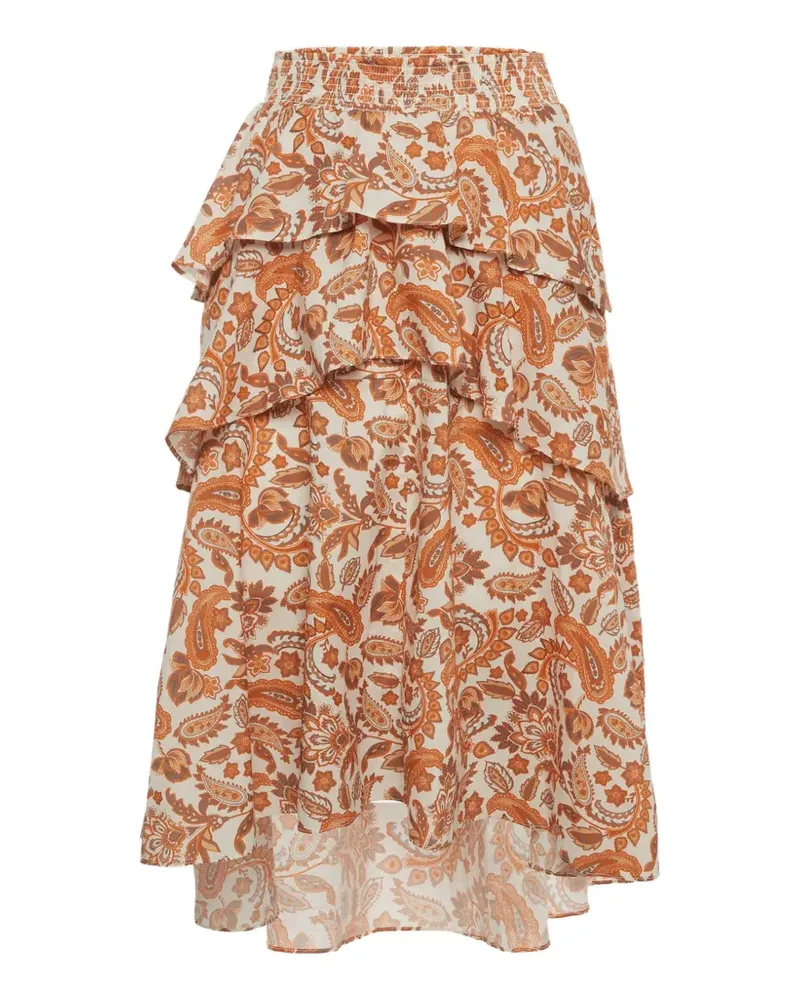 Maje Asymmetrischer Rock - Orange Orange