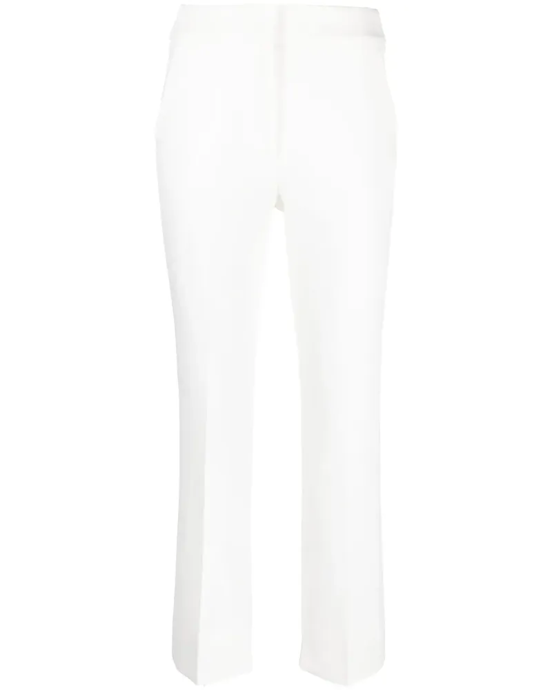 Peserico Straight-Leg-Hose mit hohem Bund - Weiß Weiß