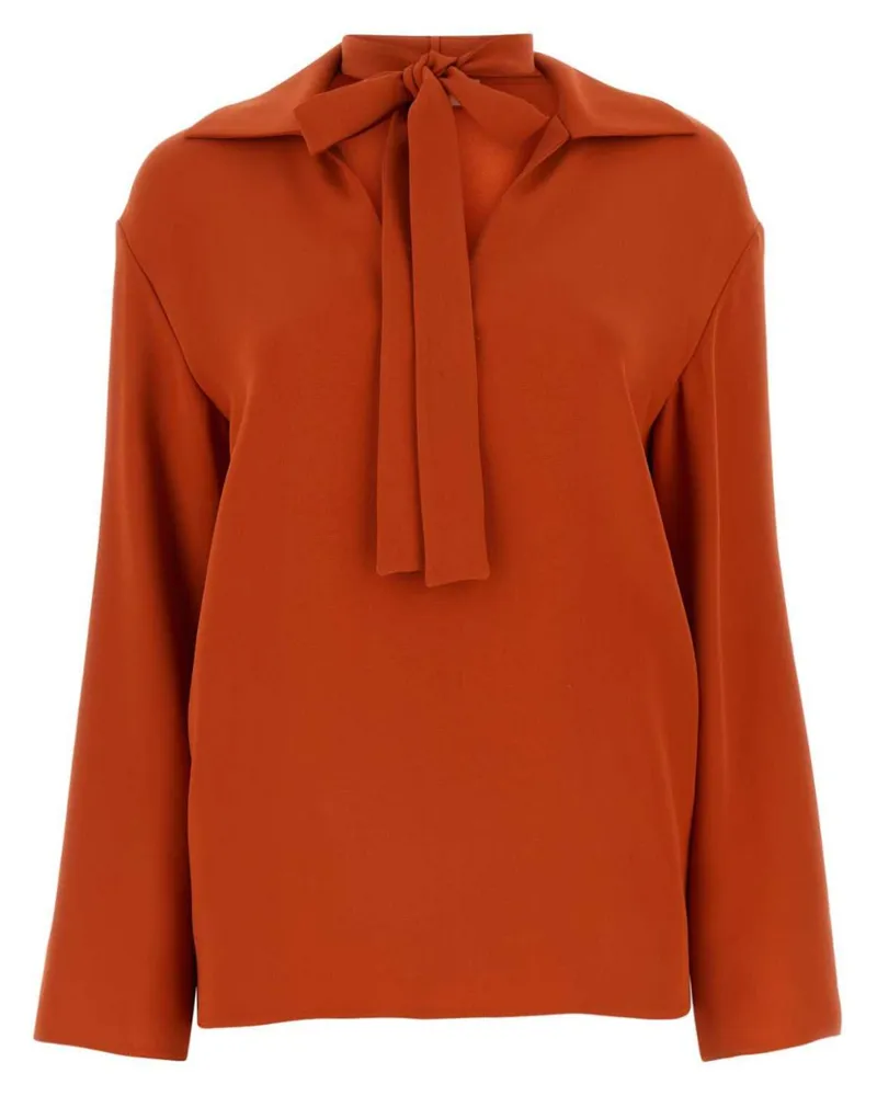 Valentino Garavani Cady Couture Oberteil - Orange Orange