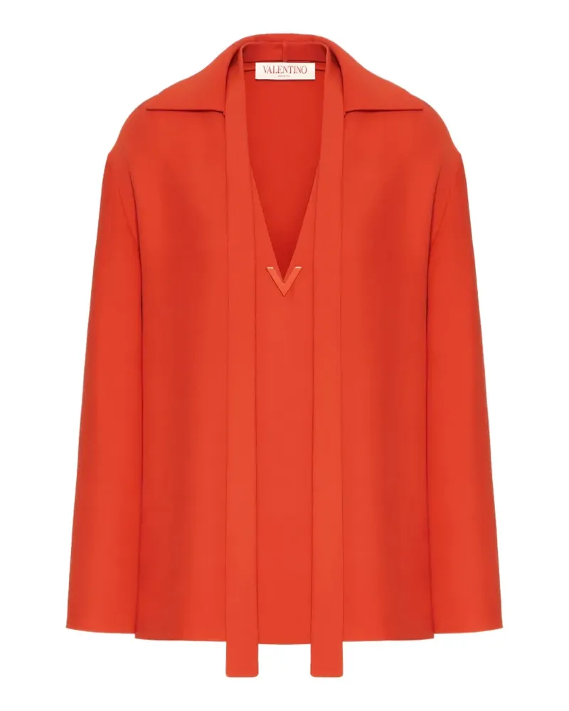 Valentino Garavani Cady Couture Oberteil - Orange Orange