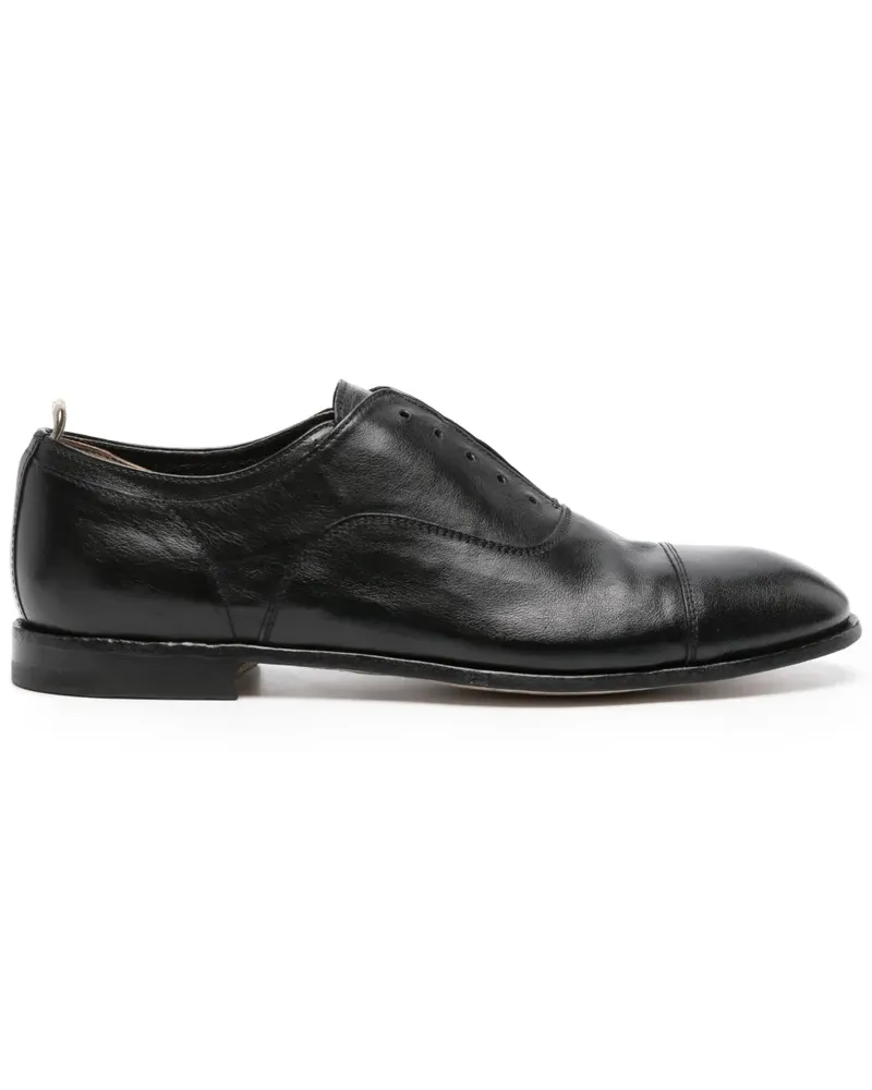 Officine Creative Italia Anatomia Derby-Schuhe - Schwarz Schwarz
