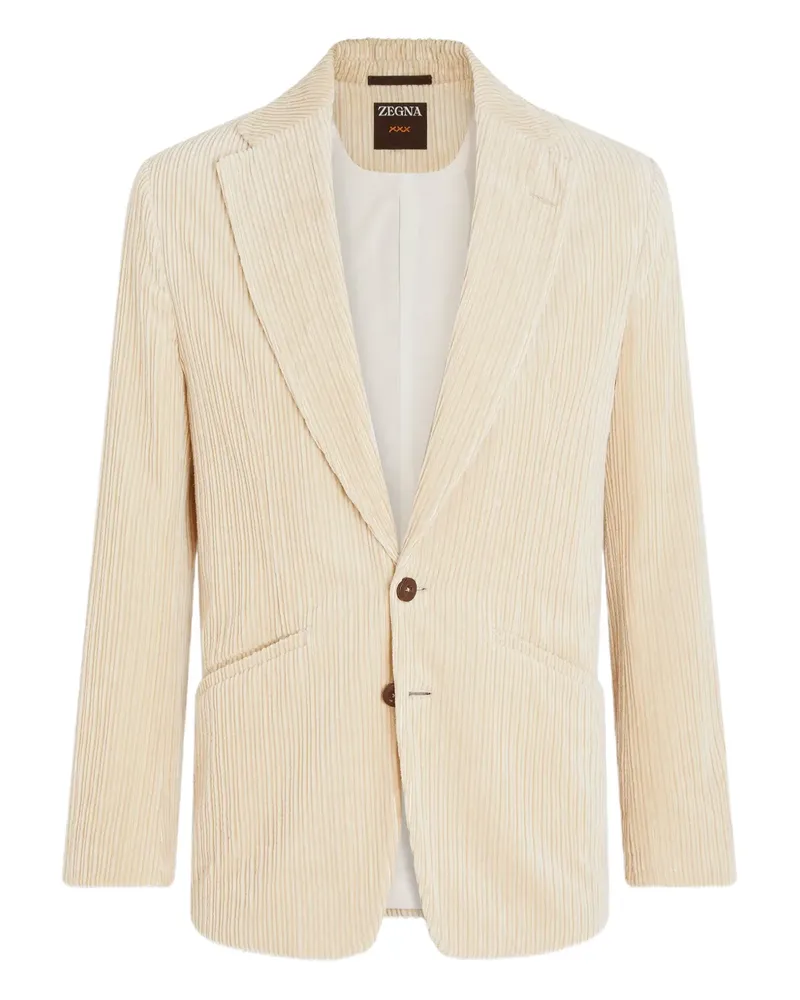 Ermenegildo Zegna Cashco Sakko aus Cord - Nude Nude