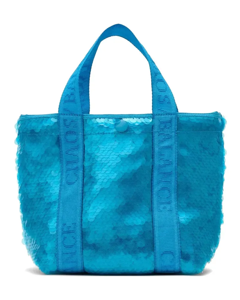 Undercover sequin-embellished tote bag - Blau Blau