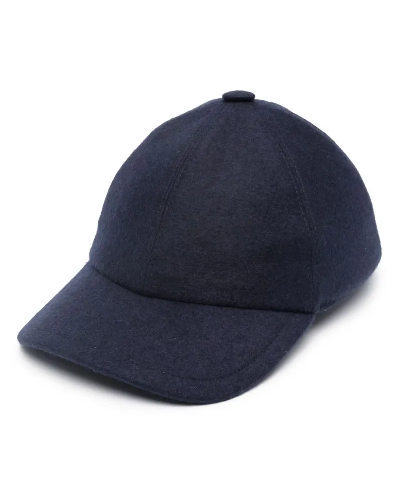 Fedeli Land Baseballkappe aus Kaschmir - Blau Blau