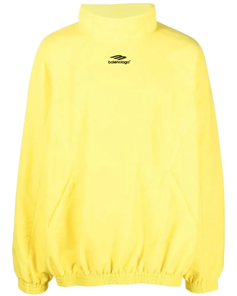 Balenciaga Sweatshirt im Oversized-Look - Gelb Gelb