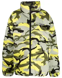 VETEMENTS Gefütterte Jacke mit Camouflage-Print Grün