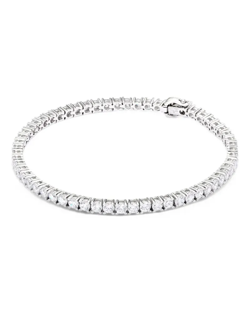 Hatton Labs Tennisarmband aus Zirkonia und Sterlingsilber Silber