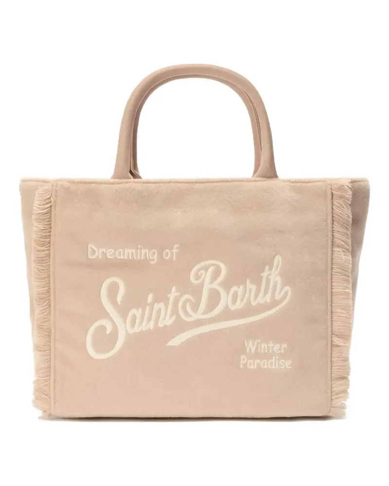 MC2 Saint Barth fringed tote bag - Nude Nude