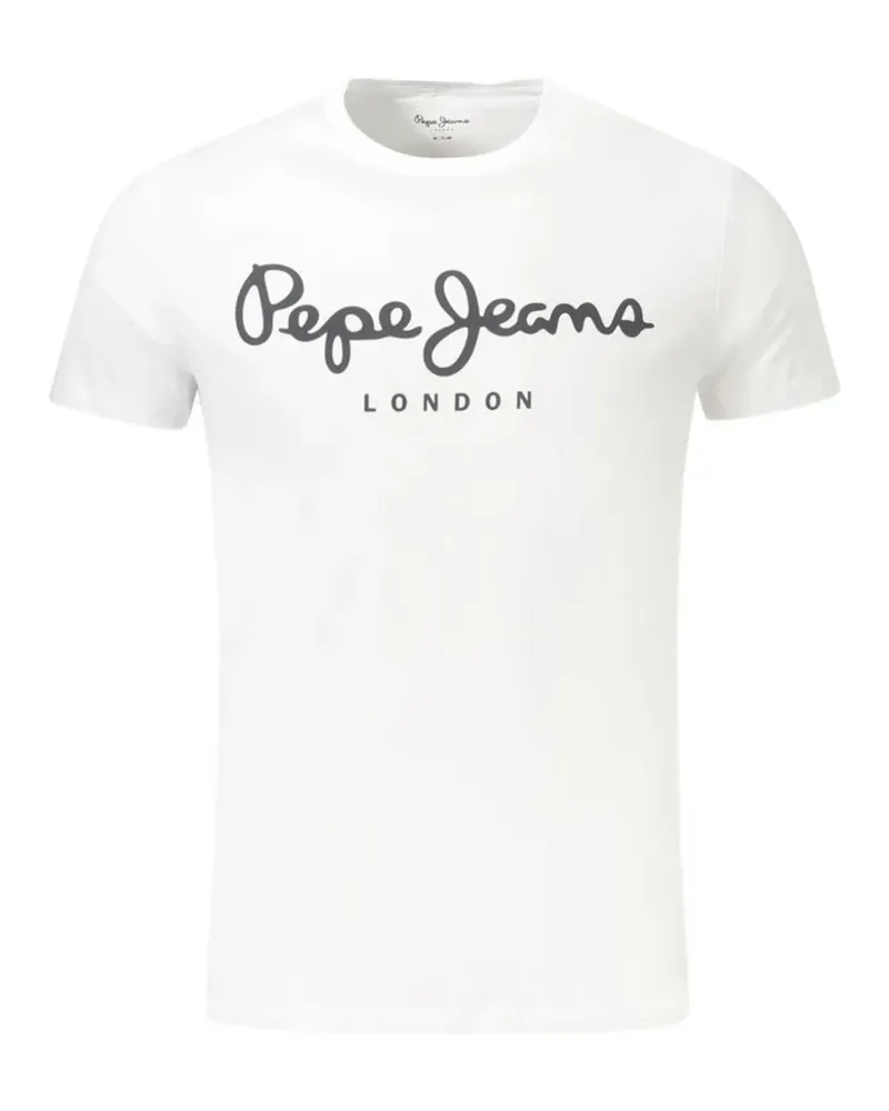 Pepe Jeans logo-print cotton T-shirt - Weiß Weiß
