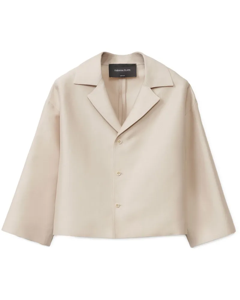 Fabiana Filippi Cropped-Jacke - Nude Nude