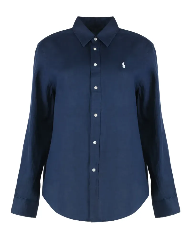 Ralph Lauren long-sleeve linen shirt - Blau Blau