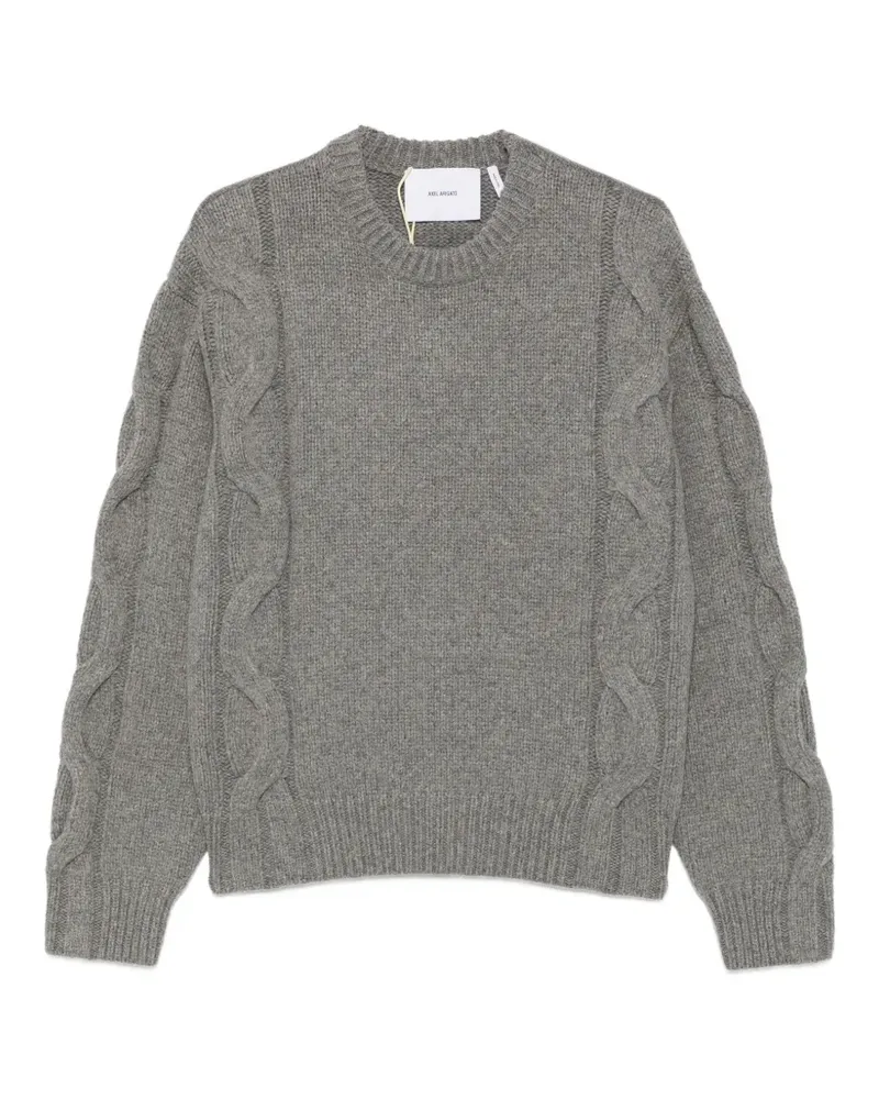 Axel Arigato Beam Pullover mit Zopfmuster - Grau Grau