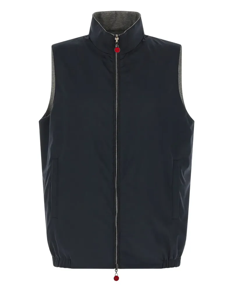 Kiton reversible vest - Grau Grau